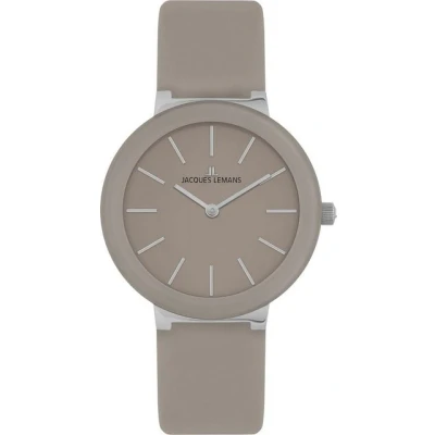 Abbildung von Jacques Lemans Analog Quarz Uhr, Damen, Größe: One Size, Beige