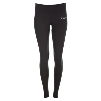 Abbildung von Winshape Damen Functional Power Shape Tights Ael102 Mit Anti rutsch Effekt, Slim Style Fitness Freizeit Sport Yoga Workout Leggings, Schwarz, XXL EU