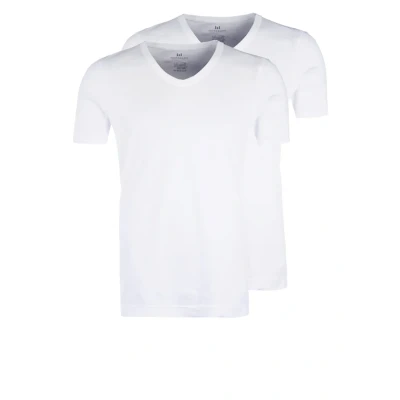 Abbildung von Götzburg SLIM LINE 2PACK Unterhemd/shirt, Herren, Größe: Medium, White