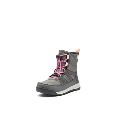Abbildung von Sorel Youth Whitney II Short LACE Unisex Snowboot/Winterstiefel für Kinder, Größe: 36, Quarry/grill Schuhe