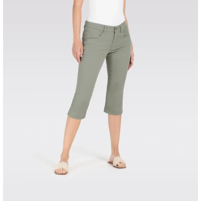 Abbildung von MAC Capri Summer Clean Jeans Shorts, Damen, Größe: 40, Oliv