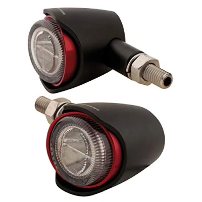 Abbildung von HIGHSIDER Motorrad 3in1 LED Brems , Rücklicht Blinker Akron X, E geprüft (2er Pack) (Rot)