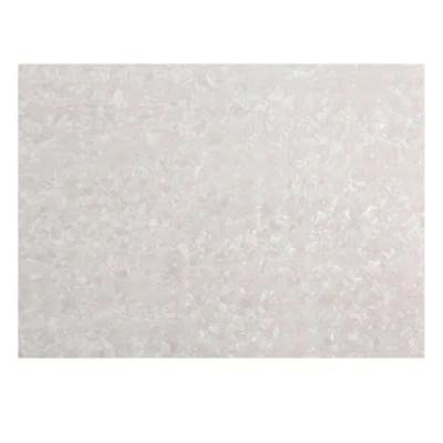 Abbildung von Musiclily 20x25cm Akustische Gitarre Selbstklebende Schlagbrett Rohmaterial, White Pearl