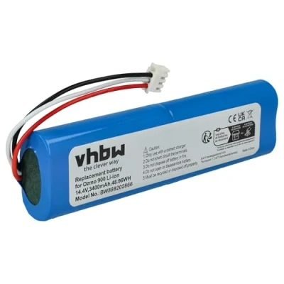 Abbildung von vhbw Akku kompatibel mit Ecovacs Deebot N8, N8 Pro, Ozmo 920 Staubsauger Home Cleaner Heimroboter (3400mAh, 14,4V, Li Ion)