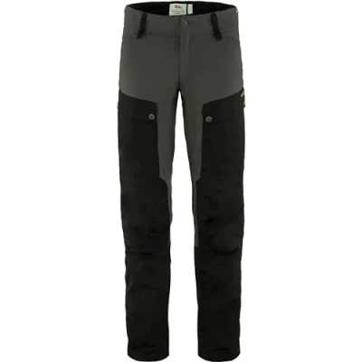 Abbildung von Fjallraven 87176 550 018 Keb Trousers M Pants Herren Black Stone Grey Größe 56/R