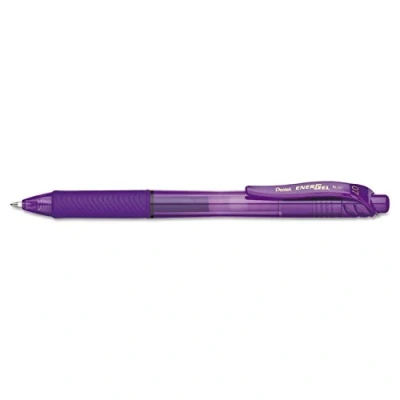 Abbildung von Pentel EnerGel X BL107 VX Gel Tintenroller, violett, 0,7 mm Strichstärke, Druckmechanik, nachfüllbar