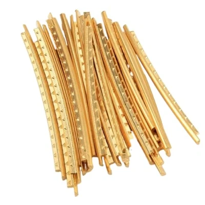 Abbildung von 20 Teile/satz Messing Bunddraht Sets Für Gitarre Bass Griffbrett Ersatz 19 Bünde 22 2 2mm 0mm Bund Drähte Akustische Draht