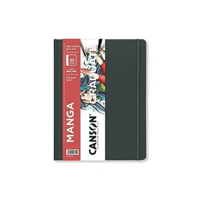 Abbildung von Canson Book Hardbound Long Side Graduate Manga 27,9 x 21,6 cm 200 g Portrait Skizzenbuch