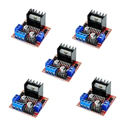 Abbildung von Schrittmotortreiber 5PCS L298N Motor Drive Controller Board L298 DC Dual H Bridge Robot Stepper Control Drives Module for Smart Car CNC Steuerung