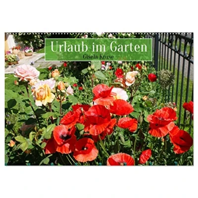 Abbildung von Urlaub im Garten (Wandkalender 2025 DIN A2 quer), CALVENDO Monatskalender