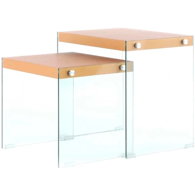 Abbildung von Beistelltisch 2er Set Elementary 225 Gold