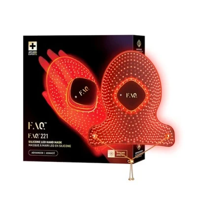 Abbildung von FAQ™ Lichttherapiegerät 221 Silicone LED Hand Mask, Maske zur Lichttherapie aus Silikon