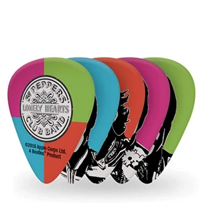 Abbildung von D&#039;Addario Beatles Gitarrenplektren The zum Sammeln Sgt. Pepper 50th Heavy