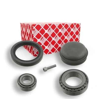 Abbildung von FEBI BILSTEIN 26005 Radlagersatz Vorderachse links, rechts mit Fettkappe, Wellendichtring, Schraube 68 Kegelrollenlager