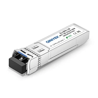 Abbildung von QINIYEK 10GBase LR SFP+ Transceiver, 10G Singlemode LC Modul für Cisco SFP LR, Ubiquiti UF SM 10G, Meraki MA 10GB Mikrotik, , Supermicro, Netgear und mehr (SMF, 1310 nm, 10 km ,DDM)