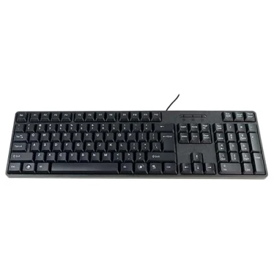 Abbildung von HDWR typerCLAW PC100 Ergonomische &amp; langlebige Schwarze kabelgebundene Tastatur, Multimedia, Ziffernblock, USB 3.0, Plug&amp;Play für Windows