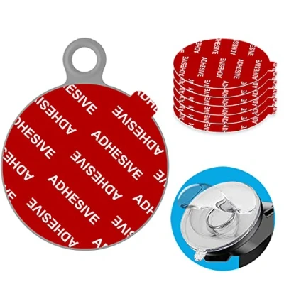 Abbildung von Anteel Doppelseitig Klebendes Klebepad Replacement Kit, 6 Stück 80mm (3,15&quot;) Kreis Hitzebeständige doppelseitige Aufkleber für Saugnapf Autotelefonhalter Disc &amp; Windschutzscheibe Dash Cam