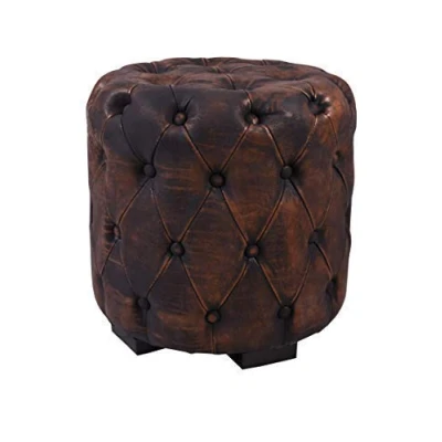 Abbildung von unbekannt Retro Sitzwürfel Hocker Chesterfield Pouf Vintage Fusshocker Sitzhocker fha018 Palazzo Exklusiv