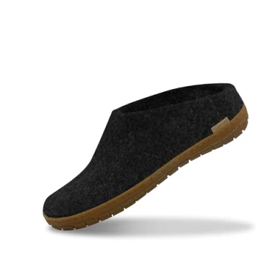 Abbildung von Glerups Hausschuh, Damen, Größe: 44, Charcoal Schuhe