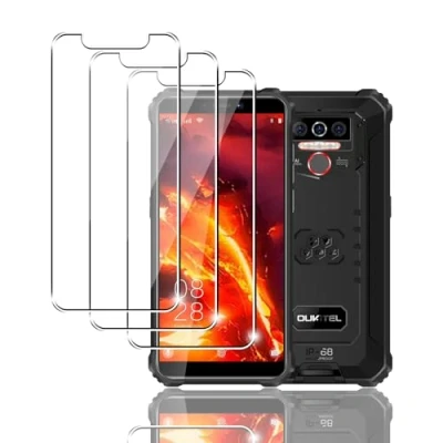 Abbildung von Zicurz 3 Stück Schutzglas für OUKITEL WP5, Panzer Schutz Glas, Schutzfolie, HD Displayschutz, Blasenfrei, WP5
