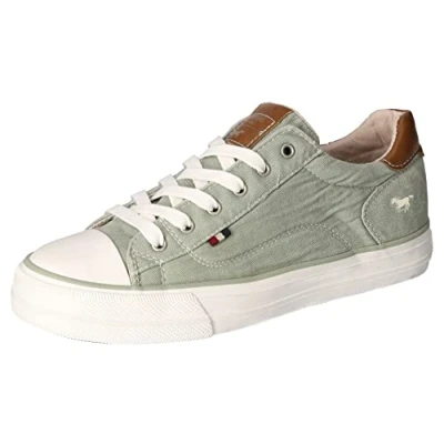 Abbildung von Mustang Baskets MODE Sneaker low, Damen, Größe: 38, Pastellgruen Schuhe