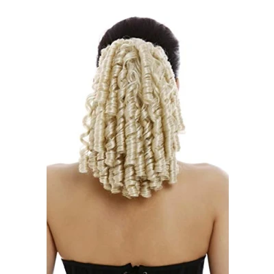 Abbildung von WIG ME UP N900A+2 V 88 Haarteil Zopf Pferdeschwanz Korkenzieher Locken gelockt voluminös Hellblond Lichtblond