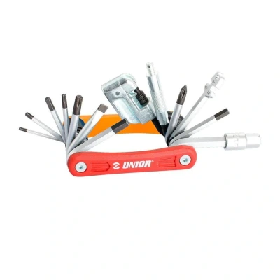 Abbildung von Unior Multitool Euro17 rot 17 Funktionen 1655EURO17 US