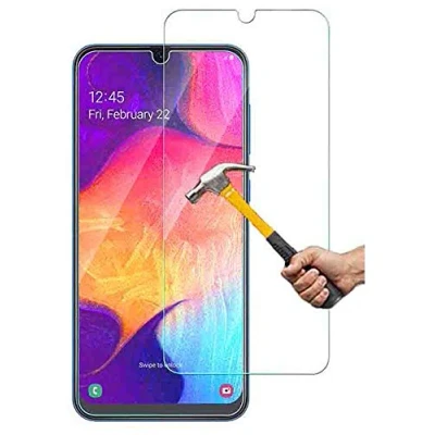 Abbildung von ino Schutzglas kompatibel mit Panzerglas Samsung Galaxy A50 Panzerfolie Displayschutzglas Schutz Glasfolie Displayglas 9H Schutzfolie