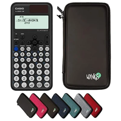 Abbildung von CALCUSO Sparpaket Schwarz mit Taschenrechner Casio FX 85DE CW ClassWiz