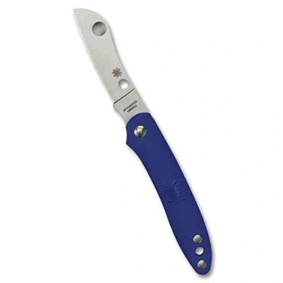 Abbildung von Spyderco Unisex Erwachsene, Outdoormesser, Klingenlänge: 5.4 cm, Roadie Blue Plain, Mehrfarbig, Einheitsgröße