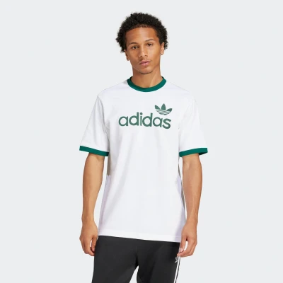 Abbildung von adidas Originals Simple TEE Tshirt print, Herren, Größe: Large, Off white