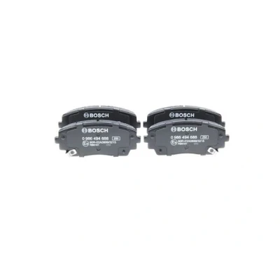 Abbildung von BOSCH 0 986 494 688 Bremsbelagsatz Low Metallic mit akustischer Verschleißwarnung Anti Quietsch Blech KIA: Picanto II
