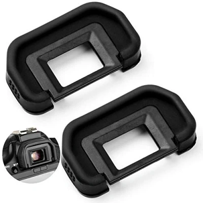 Abbildung von Fotover Augenmuschel Okularmuschel Okular Sucher für Canon EOS 6D, 6D Mark II, 5D, 5D 80D, 70D, 60D, 50D, 40D, 30D, 20Da, 20D Kameras Ersetzt EB Okular(2 Stück)