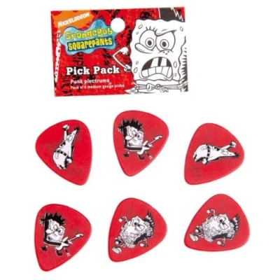 Abbildung von SpongeBob Schwammkopf Punk SBP PUNKH Dunlop Picks/Plektren heavy (6er Pack)