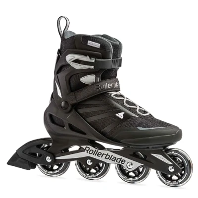 Abbildung von Rollerblade ZETRABLADE, Herren Inline Skates, geeigneter für Anfänger, Schwarz/Silber, Gr. 40.5