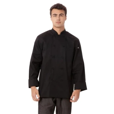 Abbildung von Chef Works Herren Calgary Cool Vent Coat Kochjacke, schwarz, 3X Groß