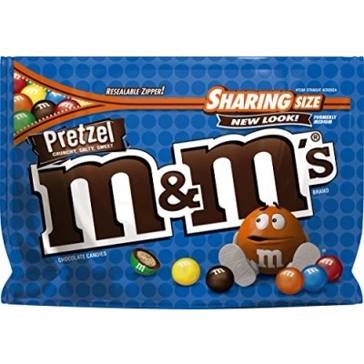Abbildung von M&amp;M&#039;S Pretzel Chocolate Candy Sharing Size 8 Ounce Bag (226,8 g)