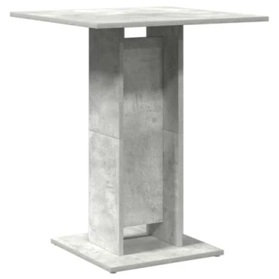 Abbildung von vidaXL Bistrotisch Stehtisch Bartisch Partytisch Esstisch Küchentisch Tisch Betongrau 60x60x75 cm Holzwerkstoff
