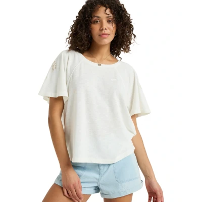 Abbildung von Roxy TIME FOR PALM TREE Tshirt basic, Damen, Größe: Small, Egret