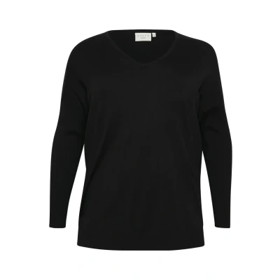 Abbildung von Kaffe Curve Machi Strickpullover, Damen, Größe: 42/44, Black deep