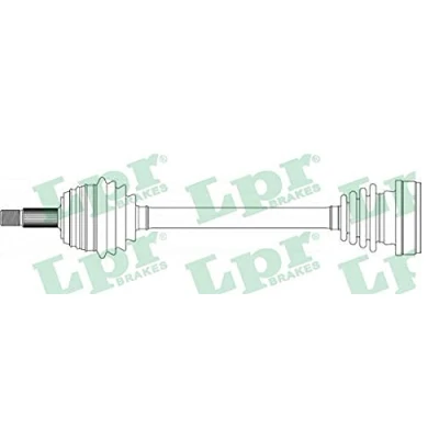 Abbildung von LPR DS51008 Antriebswelle 539 81 VOLKSWAGEN: GOLF 2, Caddy 2 Kastenwagen, 1 Cabriolet, SEAT: Ibiza Inca, Cordoba I Vario