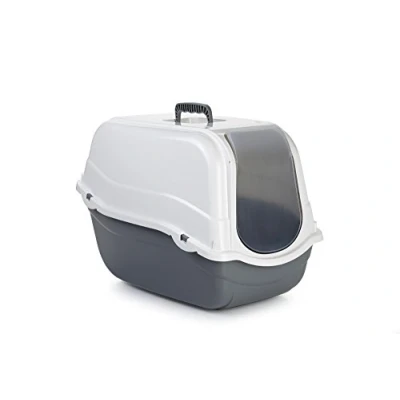 Abbildung von Beeztees Toilette Romeo Grau/Weiß 57x39x41cm