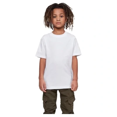 Abbildung von Build Your Brand Boys BY116 Kids Basic Tee T Shirt, White, 122/128