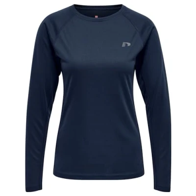 Abbildung von Newline CORE Running Langarmshirt, Damen, Größe: 34, Black iris