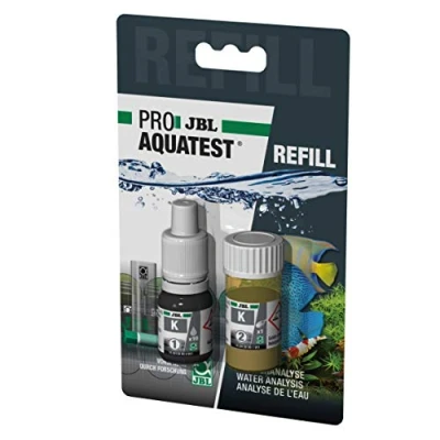 Abbildung von JBL GmbH &amp; Co. KG Aquarium Wassertest PROAQUATEST K Kalium Nachfüllflasche für Testkoffer, Testkoffer