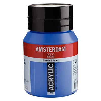 Abbildung von Amsterdam Standard Series Acrylic Jar 500 ml Cobalt Blue (Ultramarine) 512