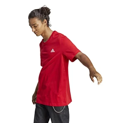Abbildung von adidas Sportswear Essentials Tshirt basic, Herren, Größe: Medium, Better scarlet