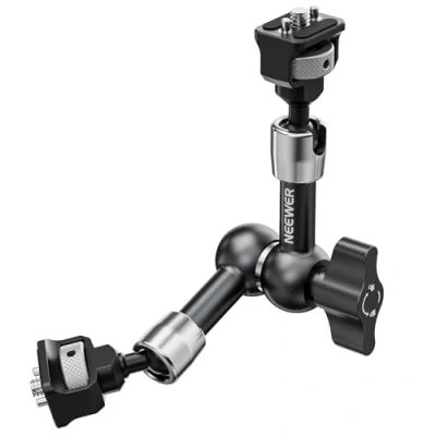 Abbildung von NEEWER 7&quot; Gelenk Magic Arm, 360 Kugelköpfen Positionierung Stiften für Kamera Monitor Halterung mit 1/4&quot; Schrauben DSLR Action Videoleuchte kompatibel SmallRig Cage Rig ST07