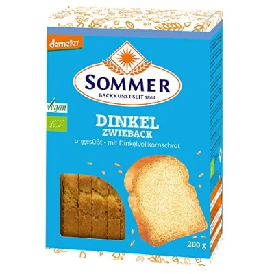 Abbildung von Sommer Demeter Dinkel Zwieback, ungesüßt 200 g