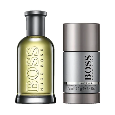 Abbildung von Boss Duft Set Hugo Bottled Eau de Toilette 100ml + Deodorant Stick 75ml, 1 tlg.